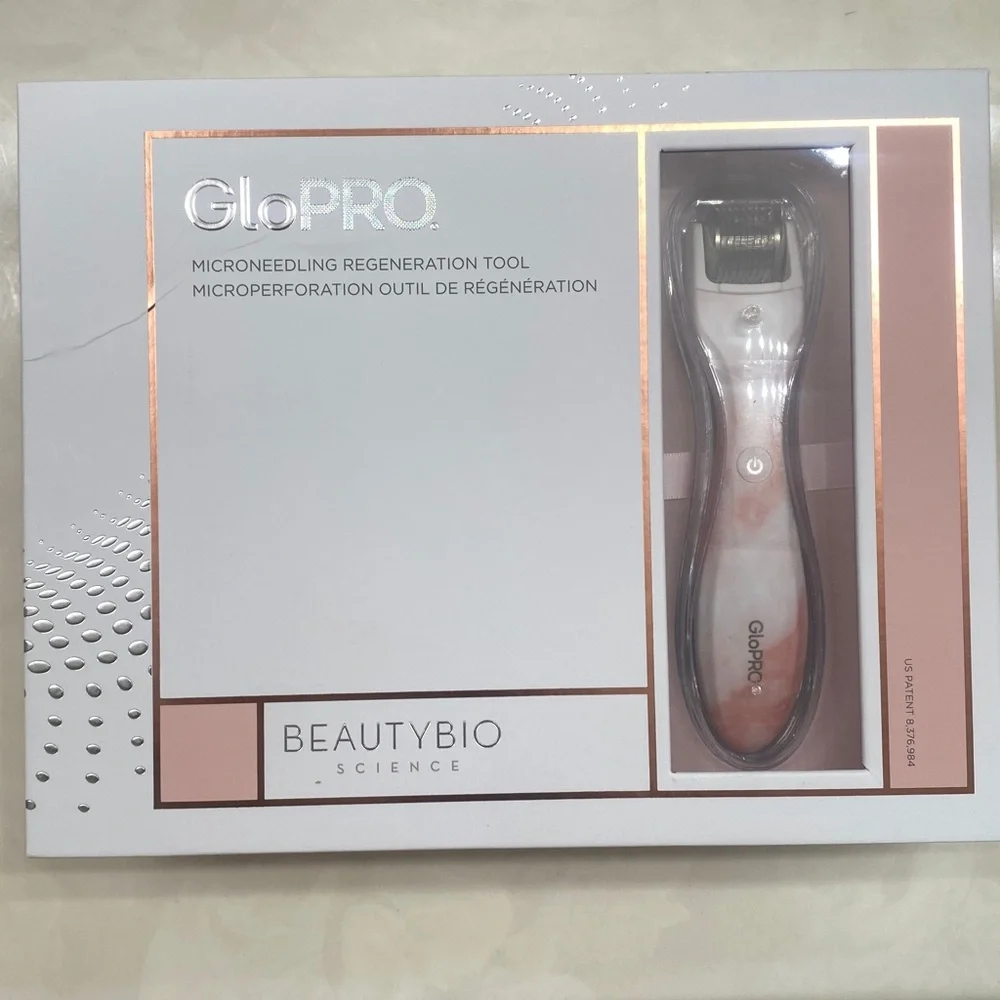 BeautyBio GloPRO Regeneration Tool Face Attachment Head 0.3mm, New in Box‎